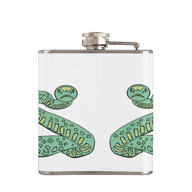 Petaca Mundo de las serpientes: Extrema, poder, aventuras (Reverso)