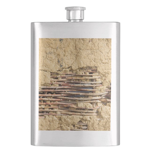 Petaca Muro de fango y de wattle (Anverso)