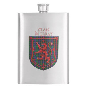 Petaca Murray Tartan Scottish Plaid Lion Rampant
