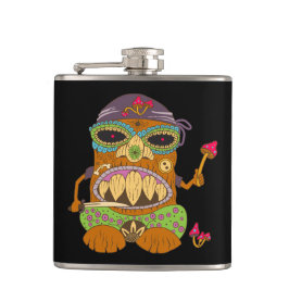 Petaca Mushroom Tiki Chef, Funny Black