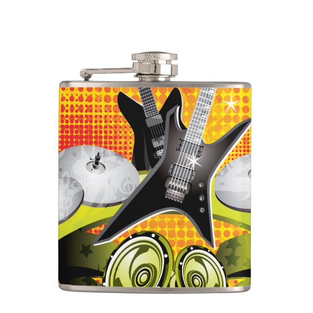 Petaca Music 12 Wrapped Flask (Anverso)