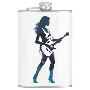 Petaca Música Guitarra Jugador Concierto Divertido Estilo