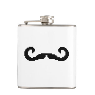 Petaca Mustache de manillar para píxeles de 8 bits