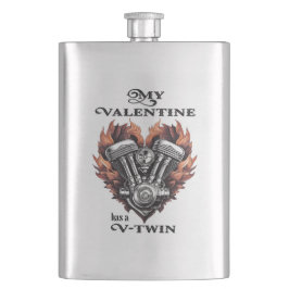 Petaca My Valentine has a V-Twin, Biker style