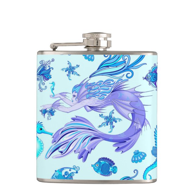 Petaca Mystic Mermaid Fairy Purple Creature (Anverso)