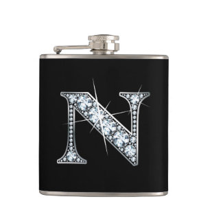 Petaca N "Diamond Bling" Flask