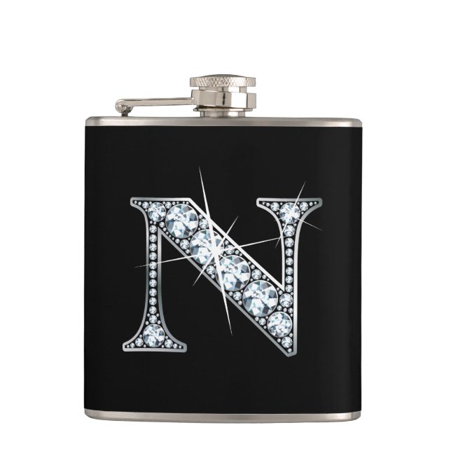 Petaca N "Diamond Bling" Flask (Anverso)