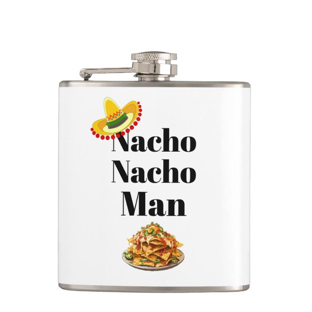 Petaca Nacho Nacho Man Flask (Anverso)