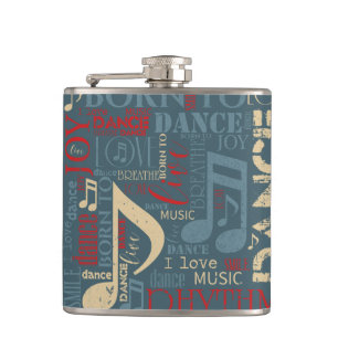 Petaca Nacido en Dance Blue/Red/Gold ID277