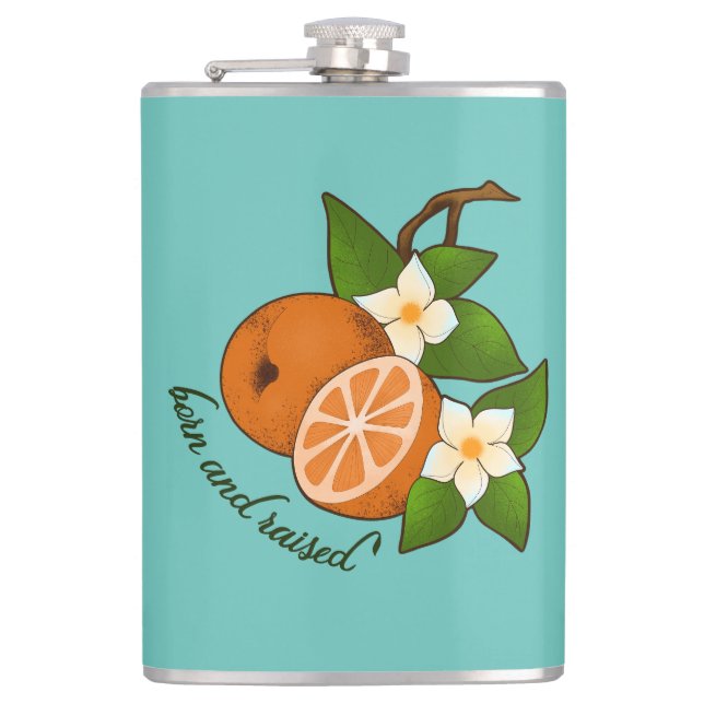 Petaca Nacido y criado Naranja de Florida (Anverso)