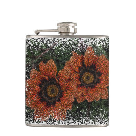 Petaca Naranja Daisy Balls Hip Flask