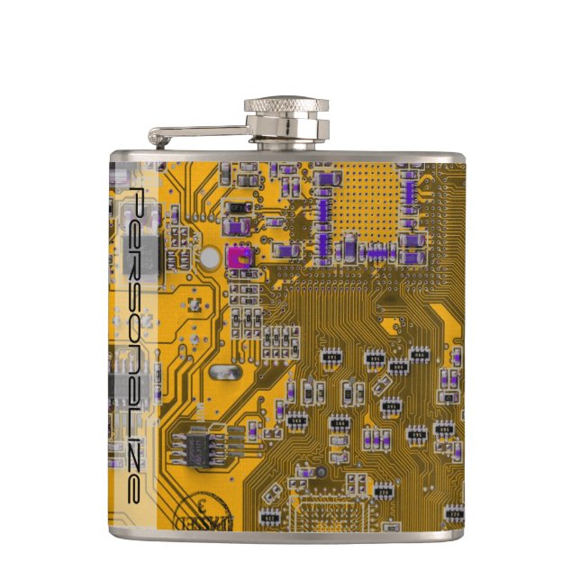 Petaca Naranja de la placa de circuito del PCB del conjun (Anverso)