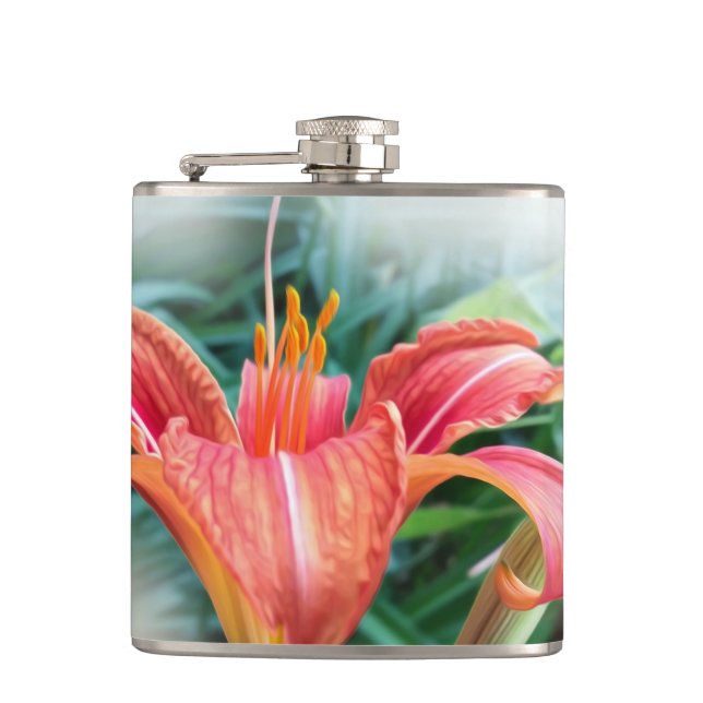 Petaca naranja lily (Anverso)