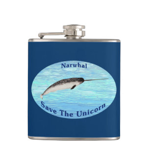 Petaca Narwhal - Salven al unicornio