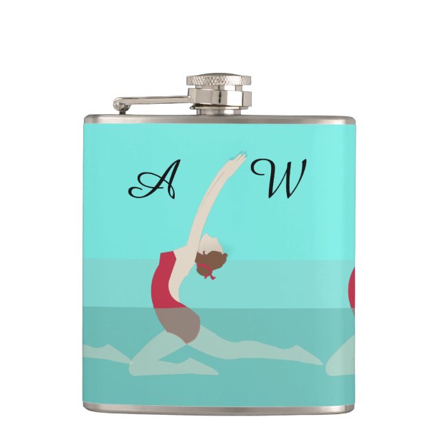 Petaca Natación artística (Anverso)