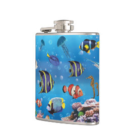 Petaca Natación de peces tropicales