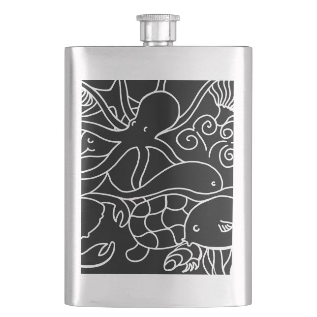 Petaca Natación nocturna (Anverso)