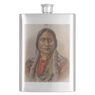 Petaca Nativo Americano: Lakota Toro Sentado, Anuncio de 