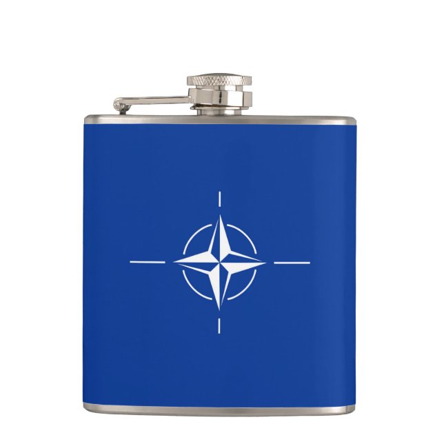Petaca nato flag North Atlantic Treaty Organization Allia (Anverso)