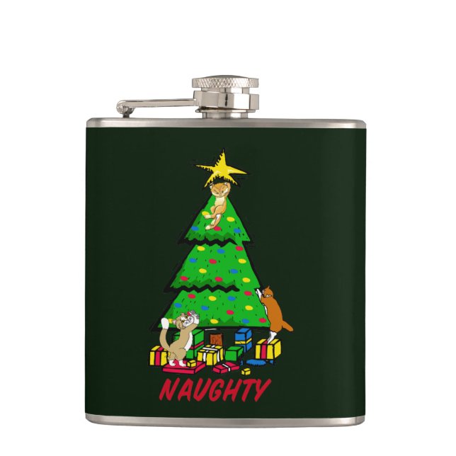Petaca Naughty Kitties Flask (Anverso)