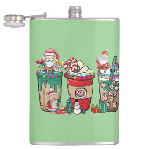 Petaca Navidades Coffee Latte Cosy Winter Santa Xmas Coff