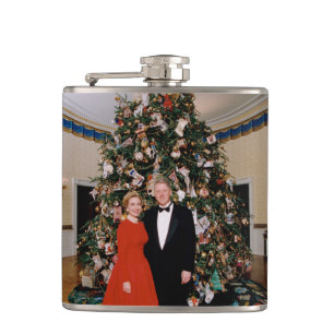 Petaca Navidades del presidente estadounidense Bill Clint