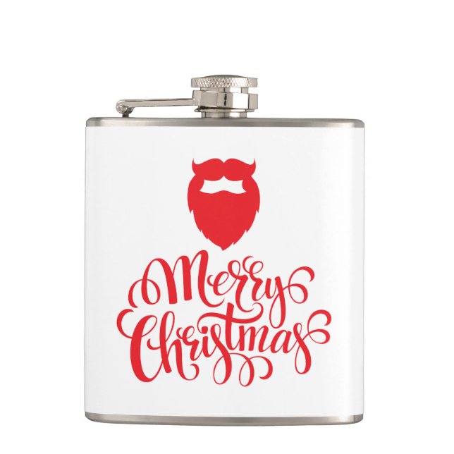 Petaca Navidades diseñan barba Santa (Anverso)