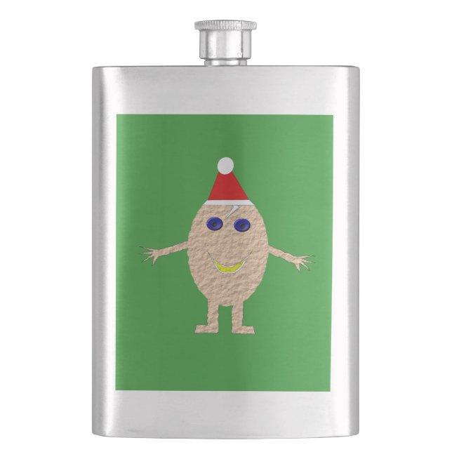 Petaca Navidades divertidos Egg Flask (Anverso)