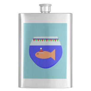 Petaca Navidades Fiesta Goldfish Flask