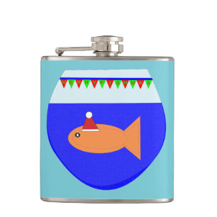 Petaca Navidades Fiesta Goldfish Flask