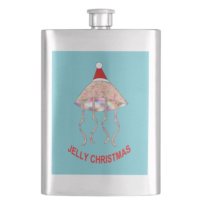 Petaca Navidades Fiesta Jellyfish Flask (Anverso)
