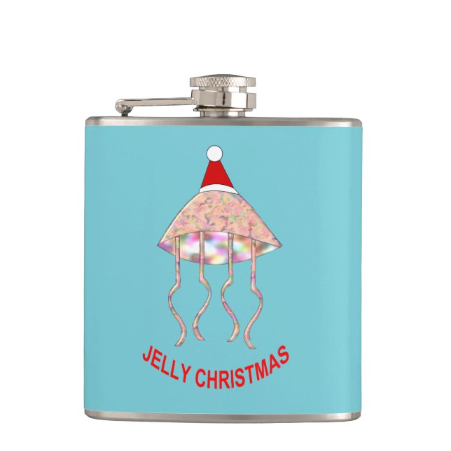 Petaca Navidades Fiesta Jellyfish Flask (Anverso)