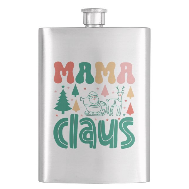 Petaca Navidades Mama Claus Design-60097 (Anverso)