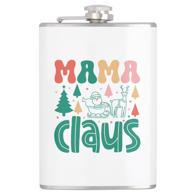 Petaca Navidades Mama Claus Design-60097 (Anverso)
