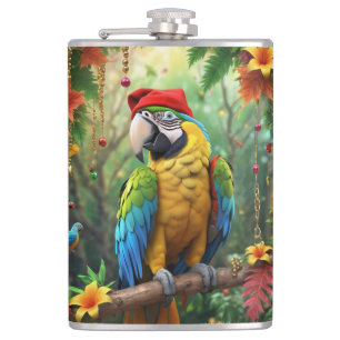 Petaca Navidades Parrot As Santa Claus-76349