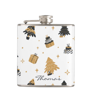 Petaca Navidades Patrón Festividad Keepsake Personalizado