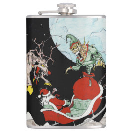 Petaca Navidades pesadilla Vinyl Wrapped Flask
