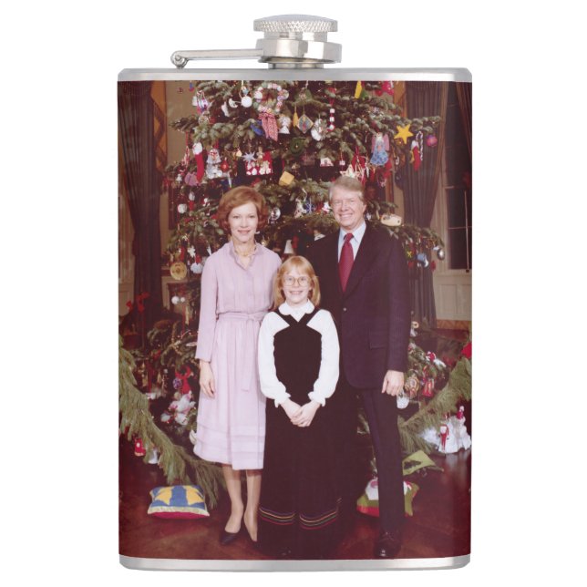 Petaca Navidades Presidente James Jimmy Carter Casa Blanc (Anverso)