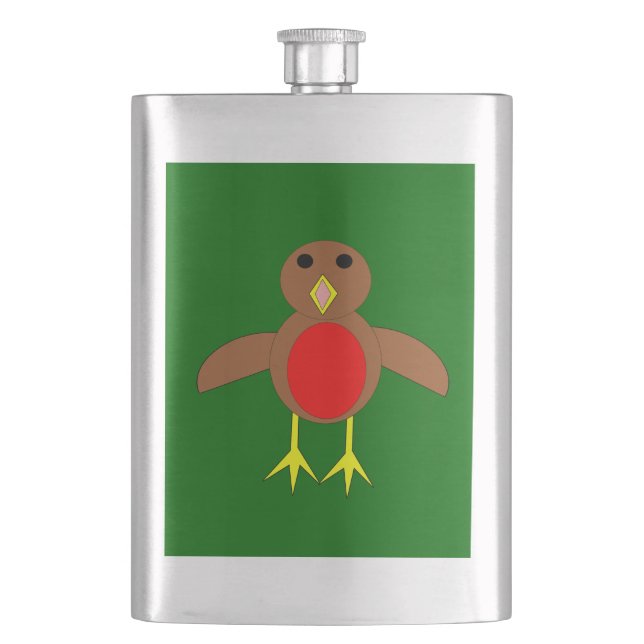 Petaca Navidades Robin Flask (Anverso)