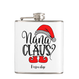 Petaca Navidades Santa Nana Claus Humor divertido de vaca
