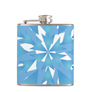 Petaca Navidades Snowflake Vinyl Wrapped Flask