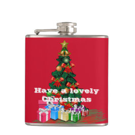 Petaca Navidades Vinyl Wrapped Flask