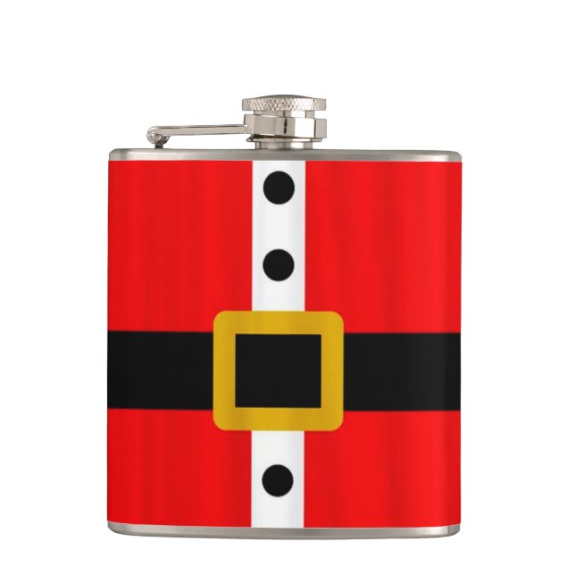 Petaca Navidades Vinyl Wrapped Flask/Santa (Anverso)