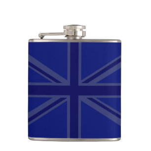 Petaca NAvy Blue Union Jack Decor
