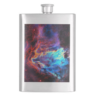 Petaca Nebulosa de estrella compuesta de color asombroso