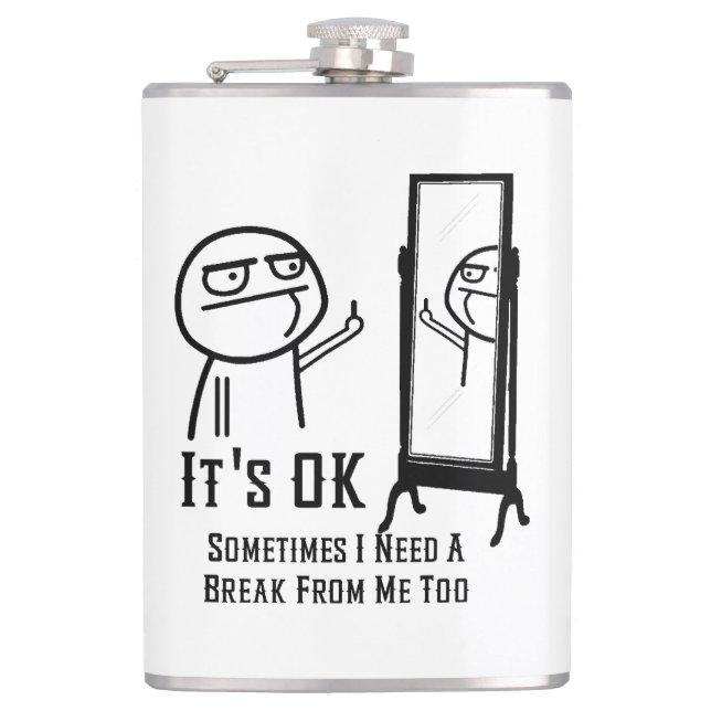 Petaca Necesita una máscara de espejo de ruptura (Anverso)