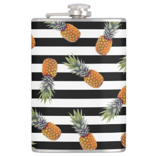 Petaca Negro femenino del modelo el   de la piña del