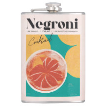 Negroni Tropical Cocktail Retro