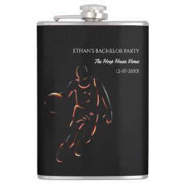 Petaca Neon Black Naranja fin de semana fiesta con tema d