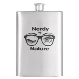 Petaca Nerdy by Nature Funny Geek Design with Glasses